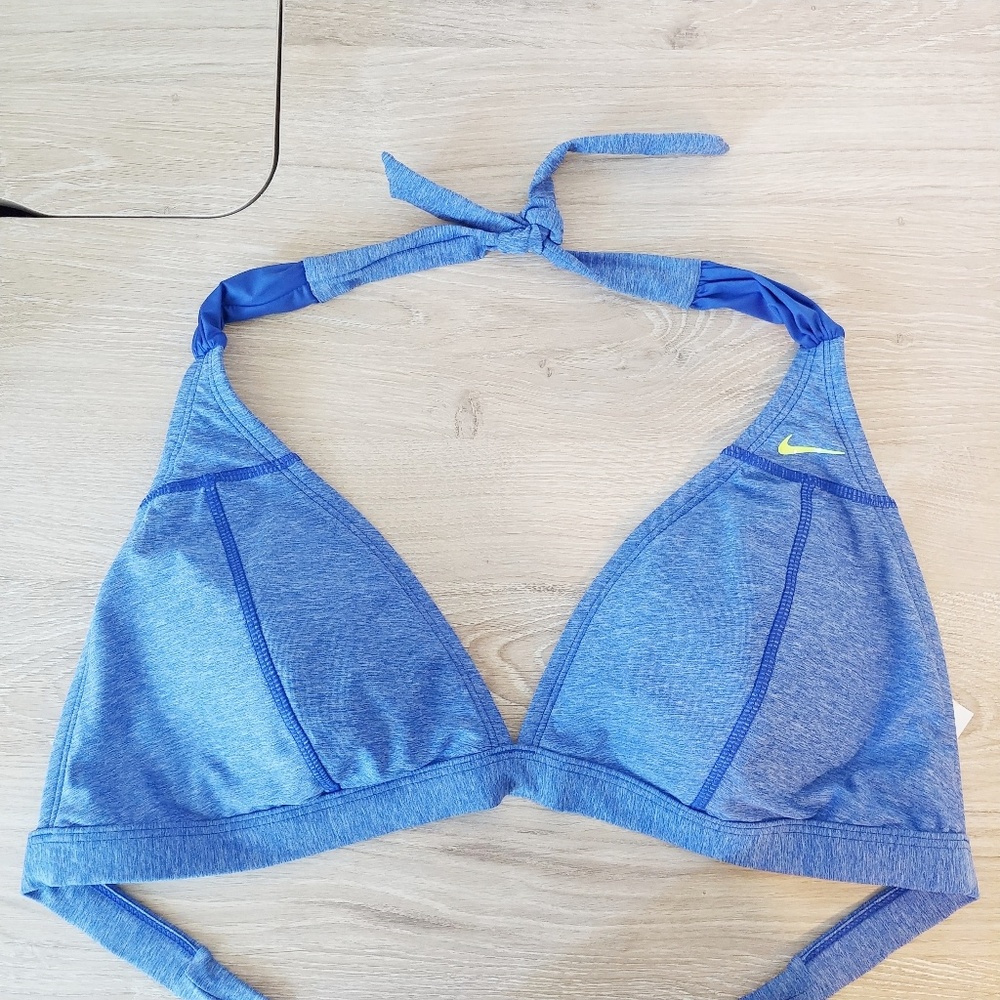 Nike Halter Bathing Suit Bikini Top